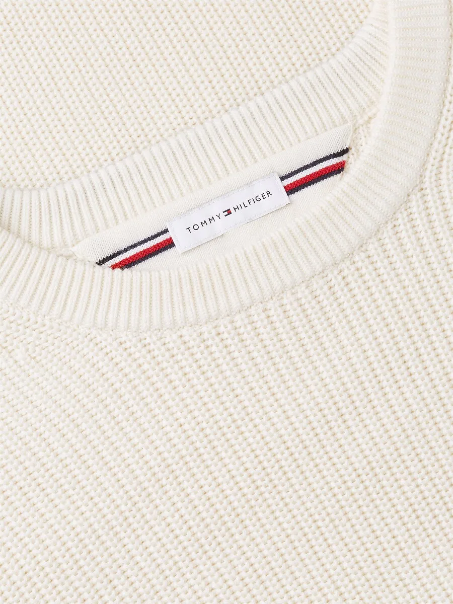 Свитер TOMMY HILFIGER светло-бежевого цвета — фото 3
