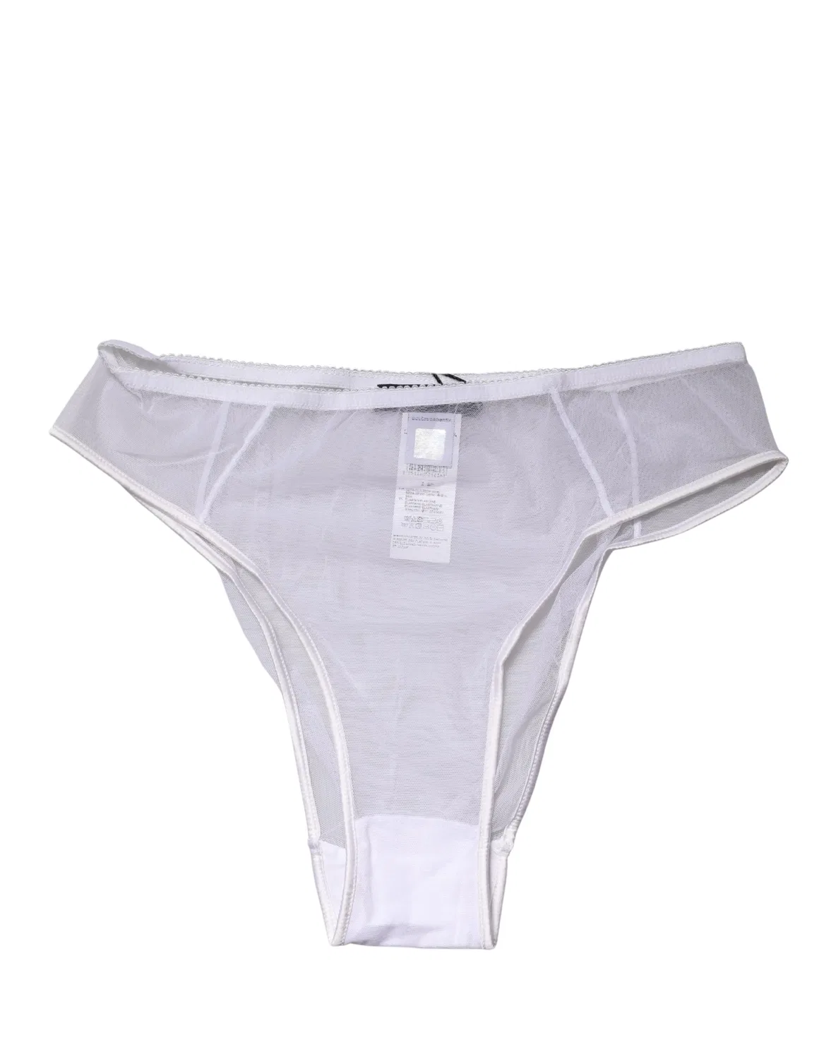 Женские трусы с высокой посадкой High Brief Dolce & Gabbana, White — фото 3