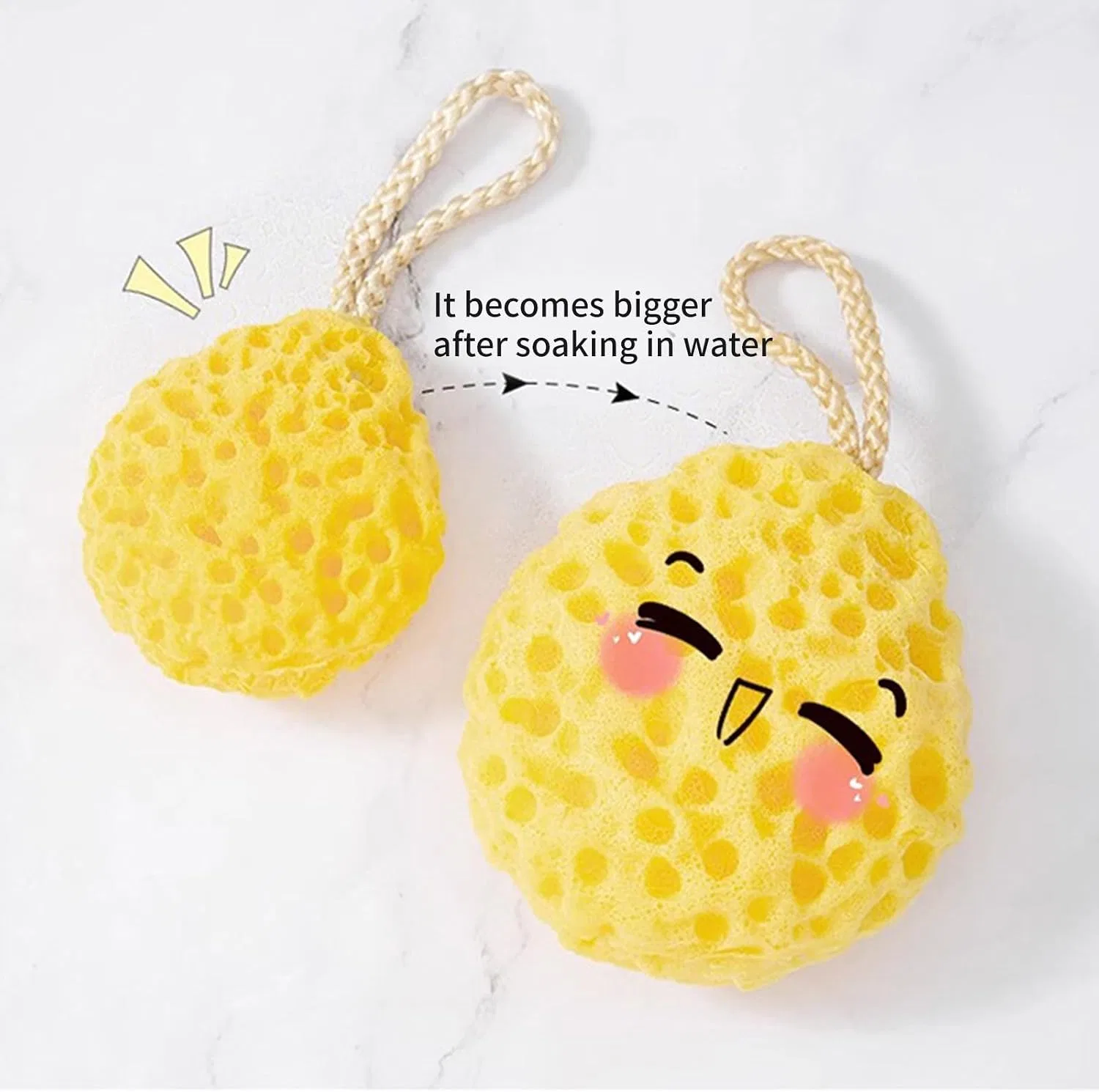 Детский мяч для ванны, полиэтилен, Obotsnoi, 10x10 см — фото 4
