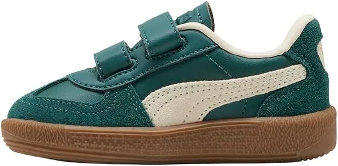 Детские кроссовки для мальчиков с кожаным верхом Palermo PUMA, Green — фото 3
