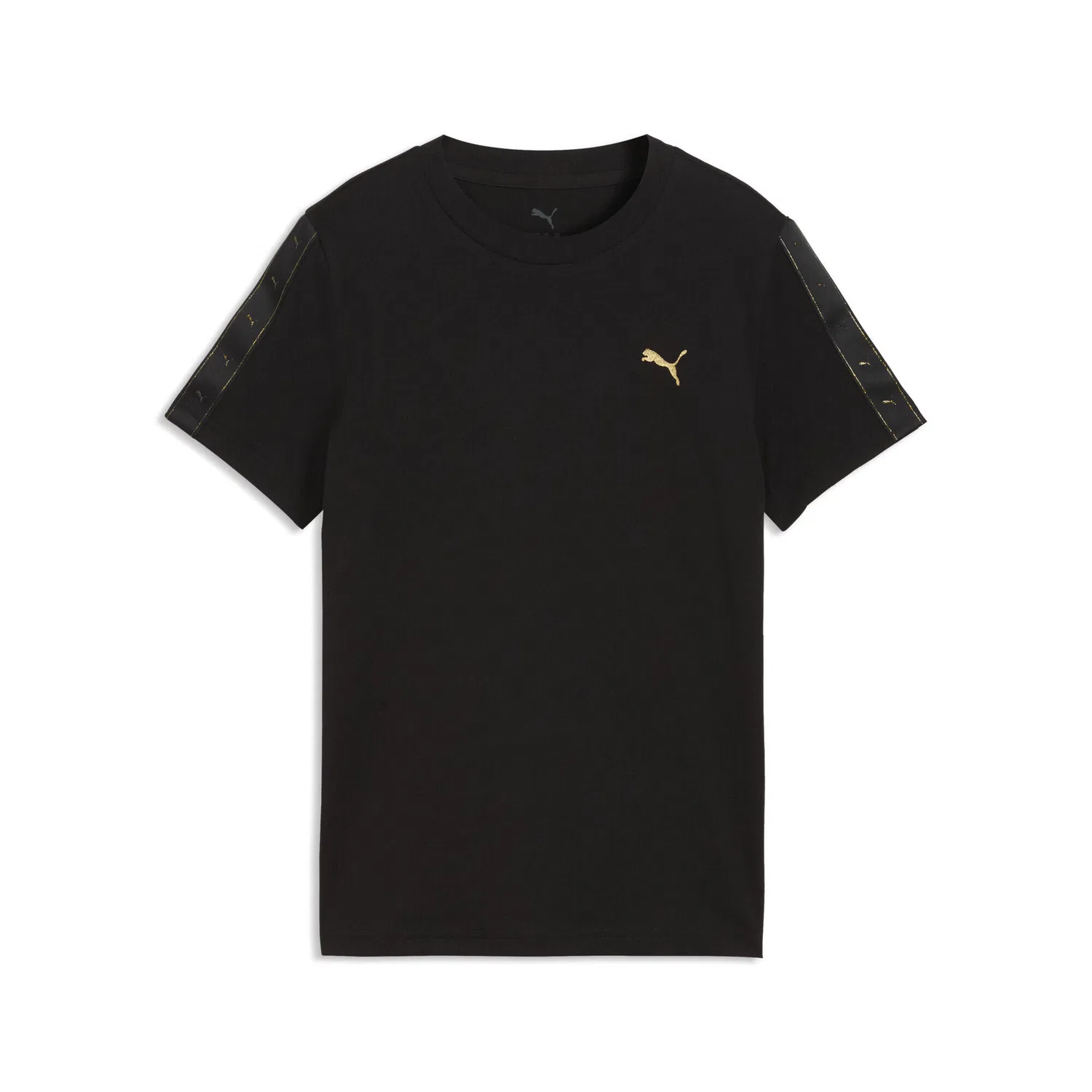 Детская футболка с блестками Essentials Tape Puma, Schwarz