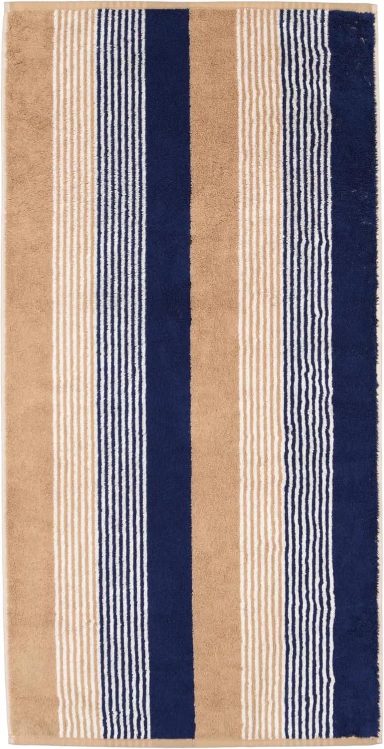 Полотенца для рук Coast Repeat, Cawö, 31 шт., 70x140 см, Navy Natural — фото 2