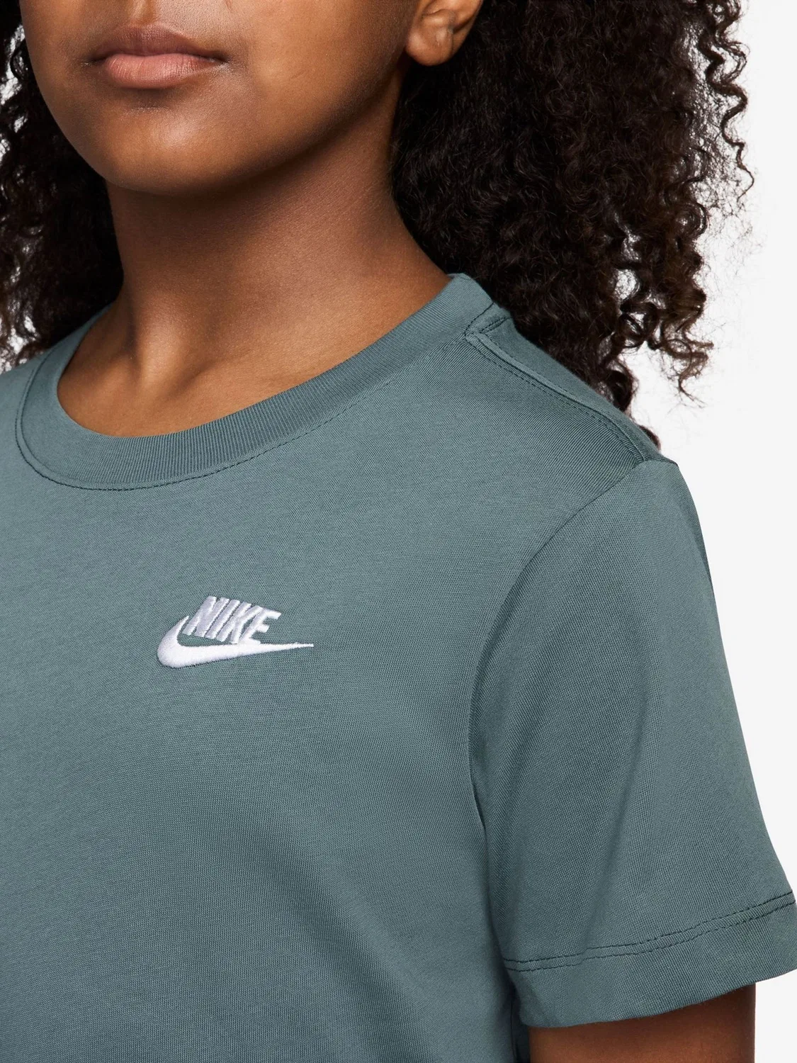 Футболка Nike Sportswear Club Nike, цвет Mineral Slate — фото 3