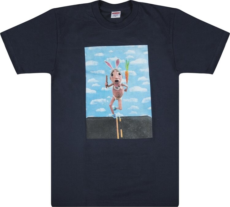 

Футболка Supreme Mike Hill Runner T-Shirt 'Navy', синий