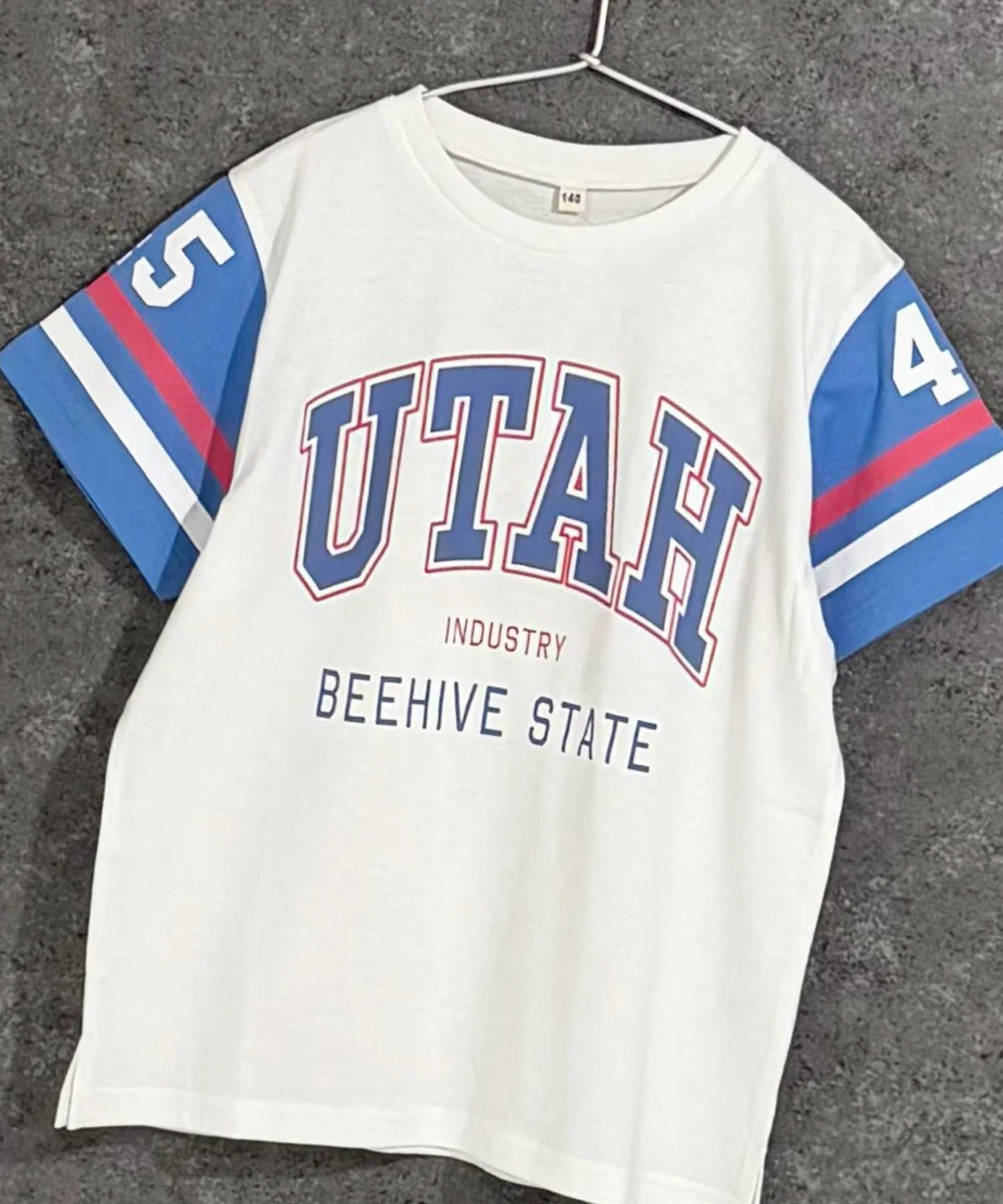 Детская футболка с принтом с коротким рукавом Print Half Sleeve T-Shirt SHISKY, Off White