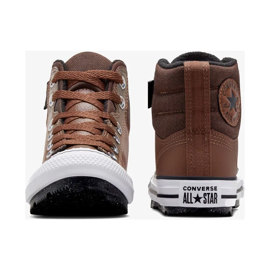 Детские кожаные ботинки Converse Chuck Taylor All Star Berkshire, Коричневый — фото 3