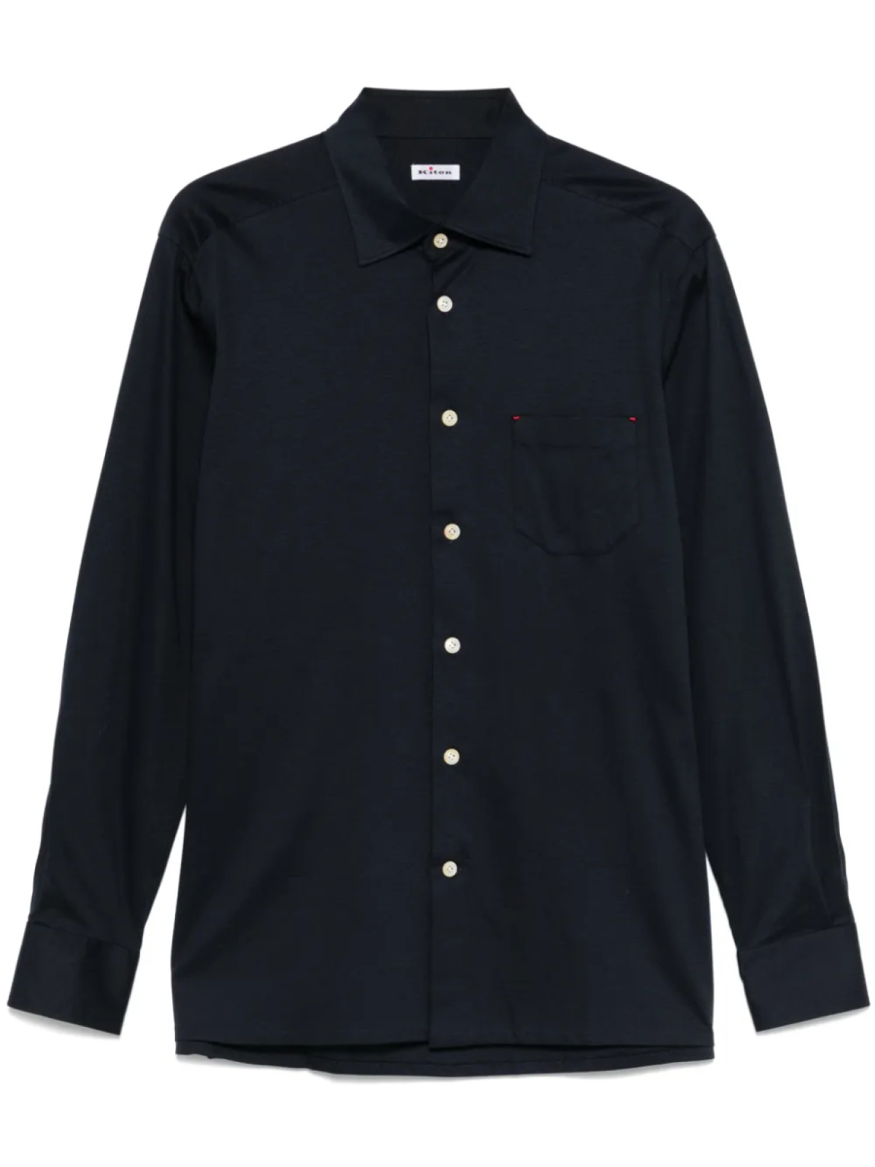 

Kiton рубашка на пуговицах, синий