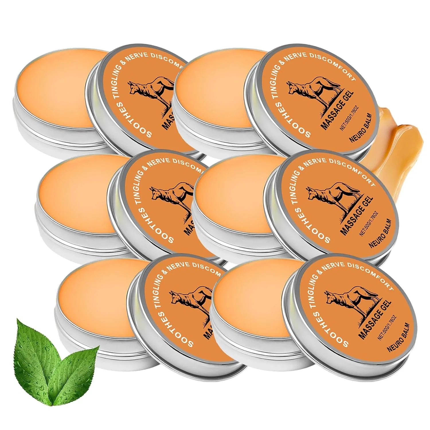 Крем для тела массажный Neuro Balm, 6 шт, 50 г Uzql