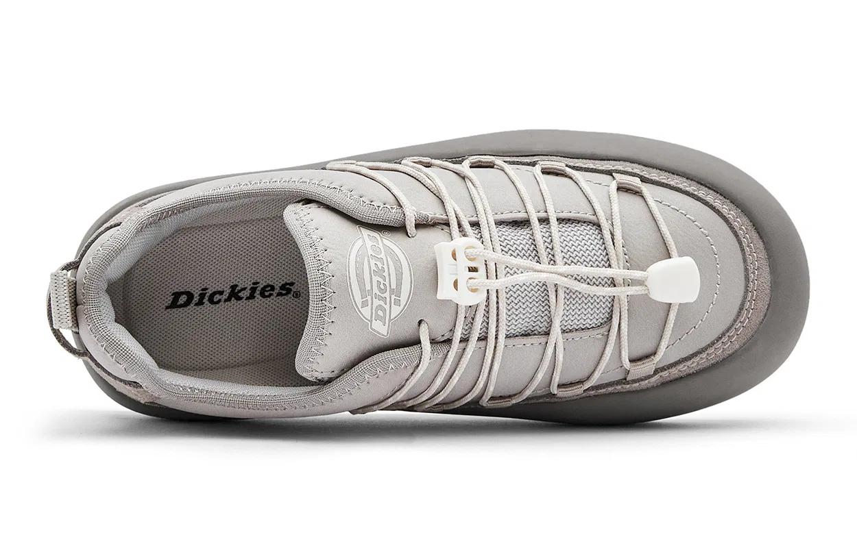 Детские кеды из синтетической кожи с эффектом увеличения роста Dickies, Khaki — фото 4