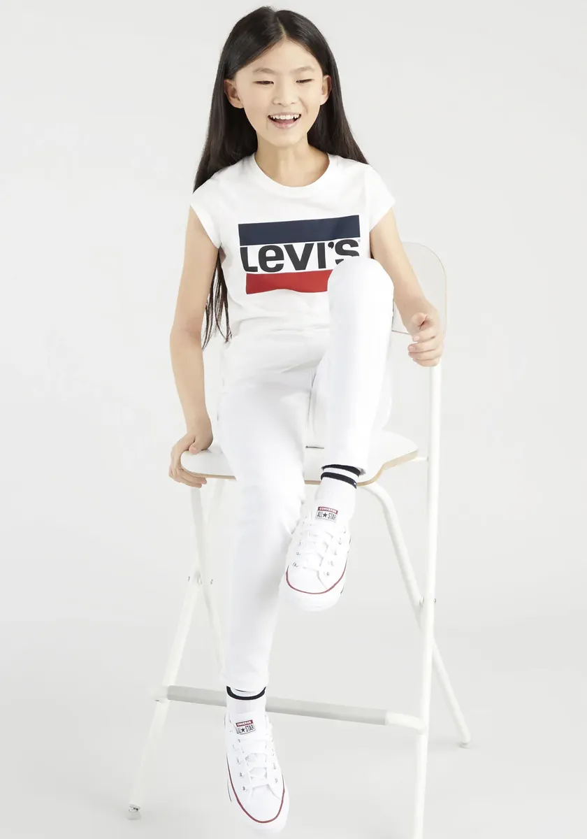 

Детские эластичные джинсы Levi's "710 SUPER SKINNY FIT JEANS", для ДЕВОЧЕК Levi'S Kids, белый