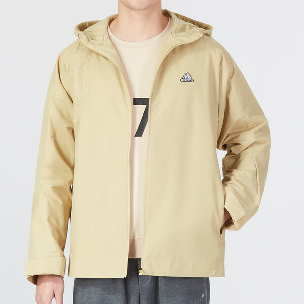 Куртка техническая куртка mh тканая Adidas, бежевый — фото 3