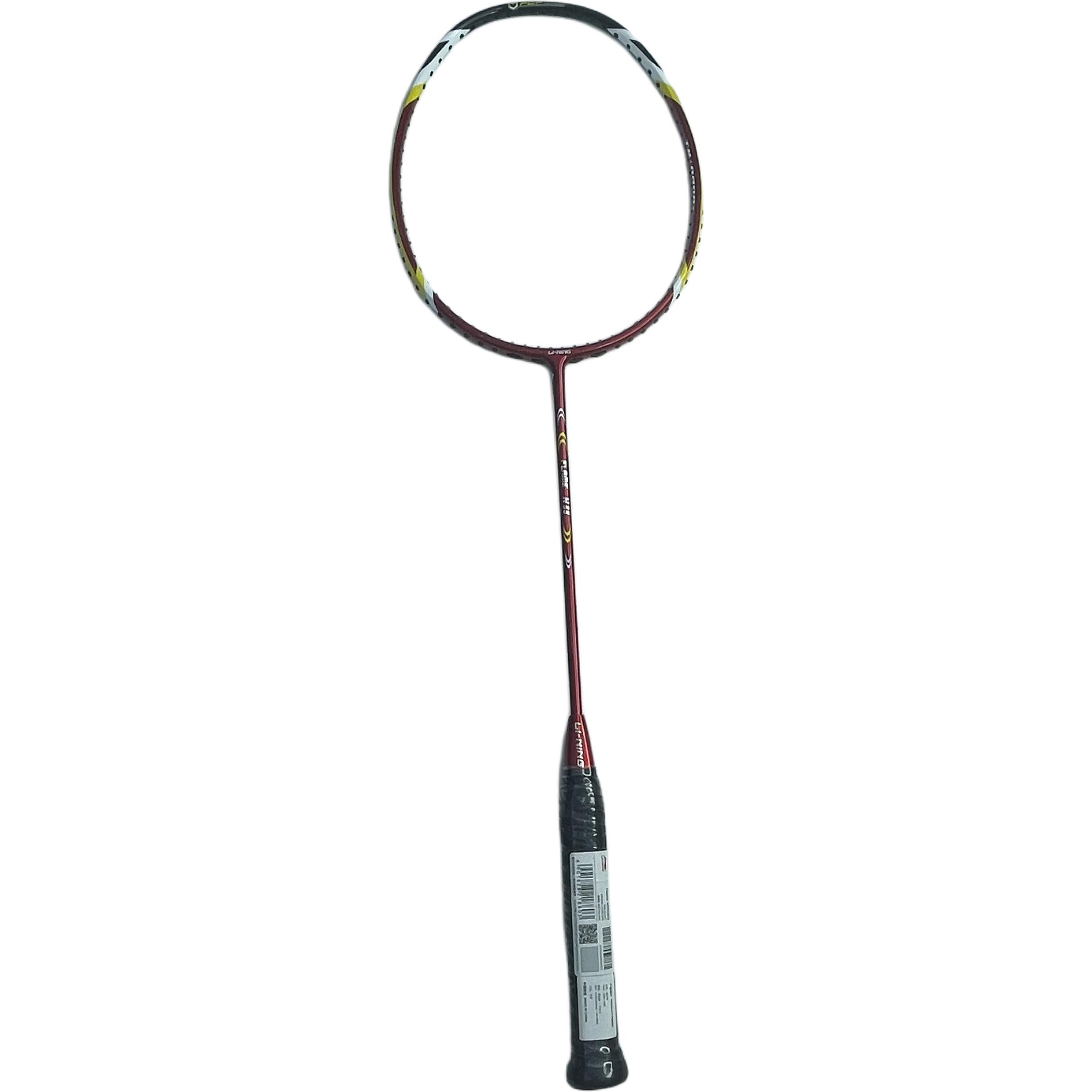 

LINING Полноуглеродная бадминтонная ракетка атакующего типа с утяжеленной головкой, жесткое древко профессиональная унисекс 3U/G5 red