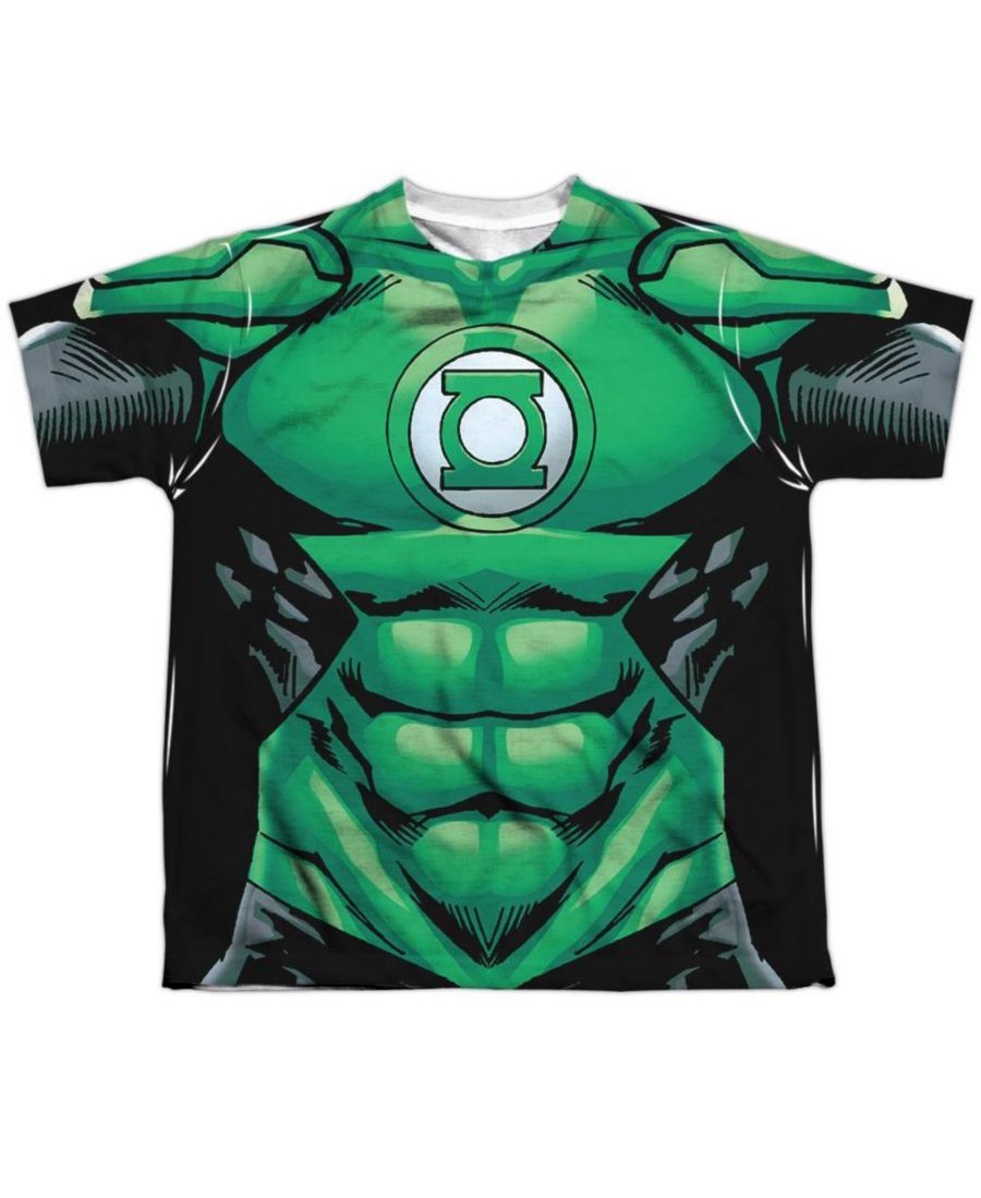 

Детская школьная футболка с коротким рукавом из полиэстера Green Lantern, White, Белый, Детская школьная футболка с коротким рукавом из полиэстера Green Lantern, White