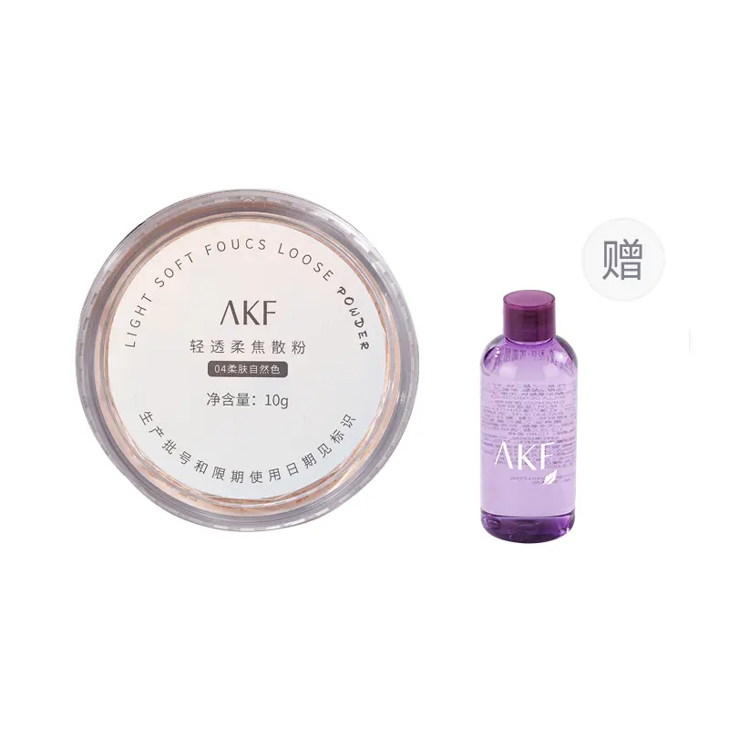 

Легкая и прозрачная рассыпчатая пудра для контроля жира без переноса 10г AKF