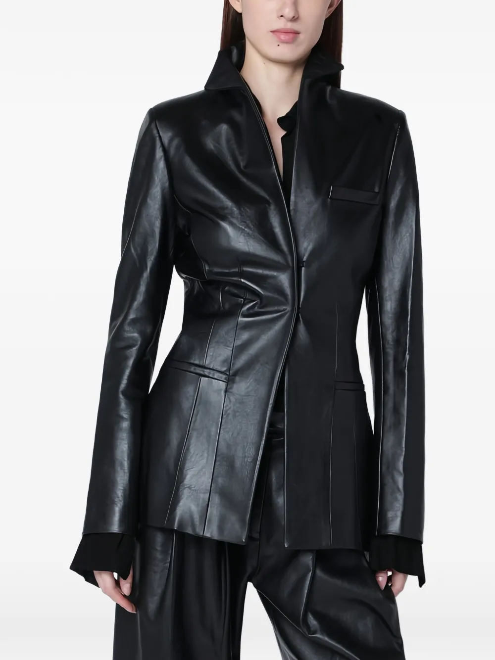 

Однобортный пиджак Francesco Murano, черный