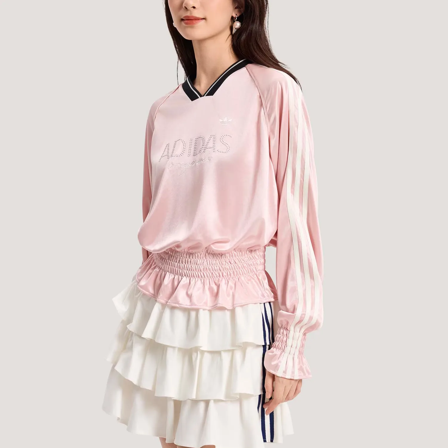 Футболка Women's Adidas Originals, светло-розовый — фото 4