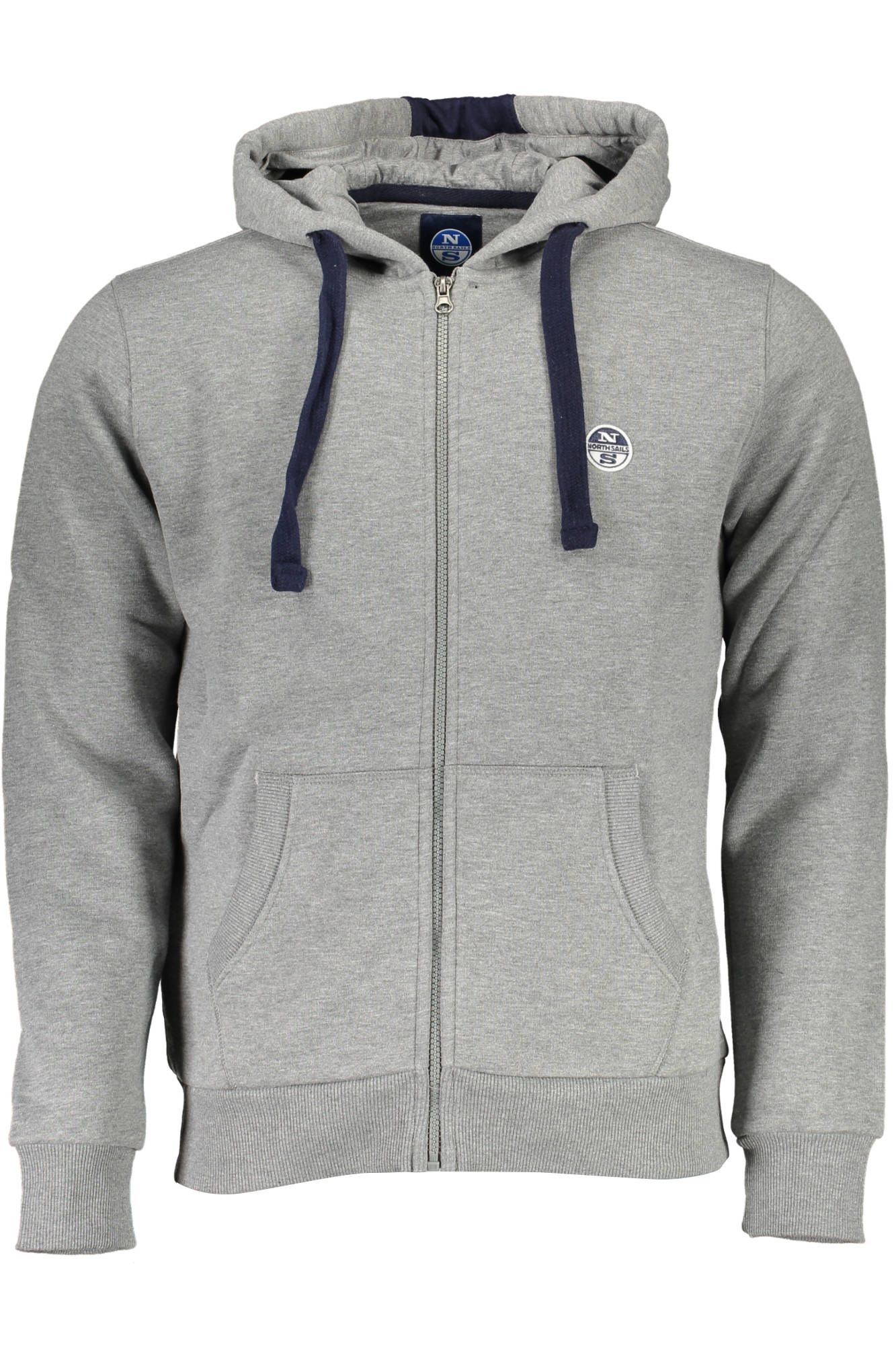 

Серая хлопковая мужская толстовка North Sails
