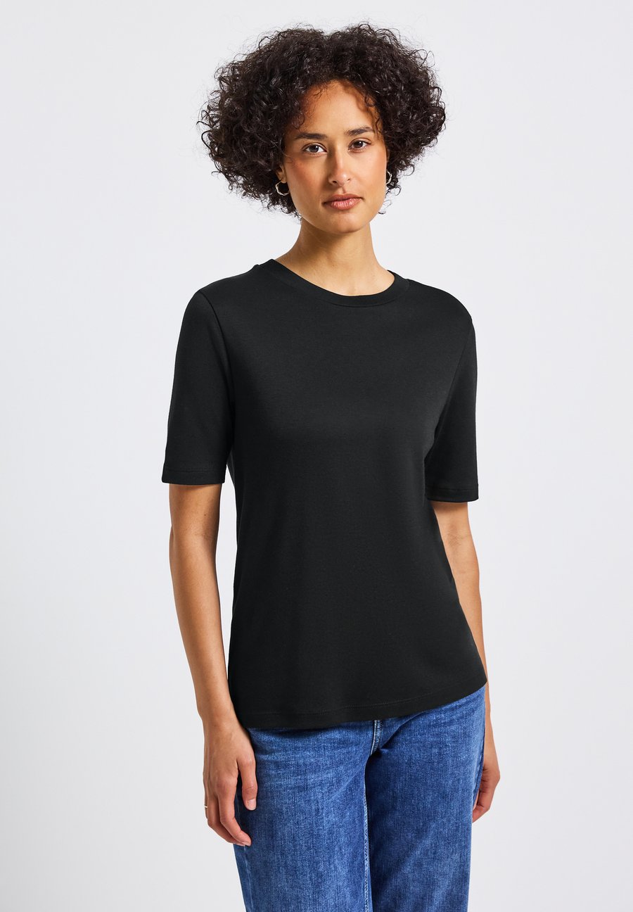 

Футболка Street One Basic T-shirt, Schwarz/Black