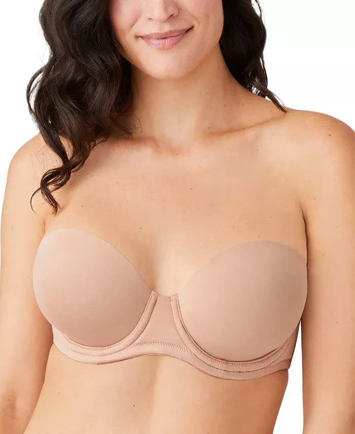 

Бюстгальтер Strapless на косточках Red Carpet Full Figure 854119, до чашки I Wacoal, коричневый/бежевый