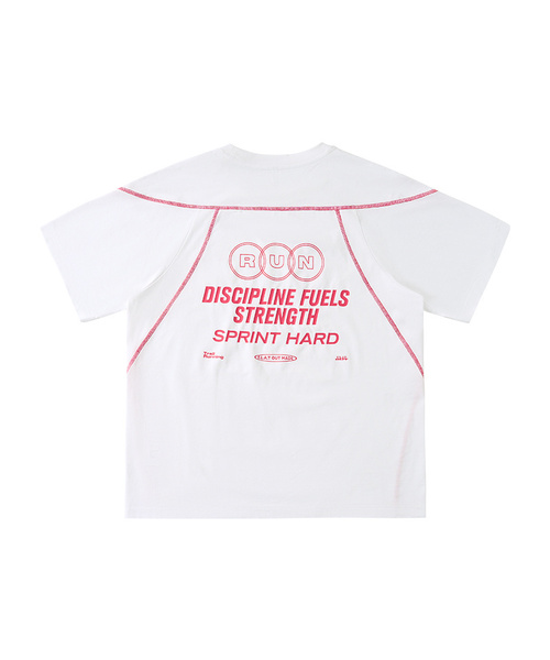 

Футболка с коротким рукавом, охлаждающая, с принтом BUTTON SEOUL, белый