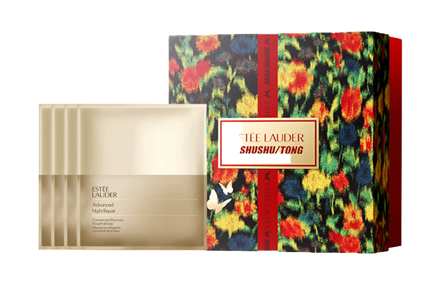 

Тканевые маски для лица, унисекс Estee Lauder, 4 pcs