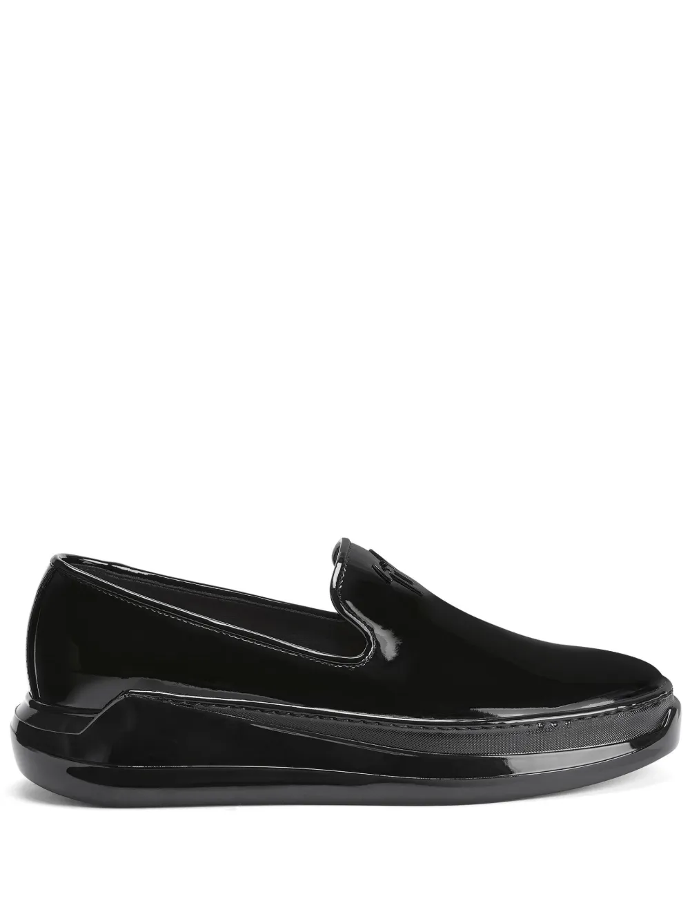 

Лакированные лоферы Conley Giuseppe Zanotti, черный