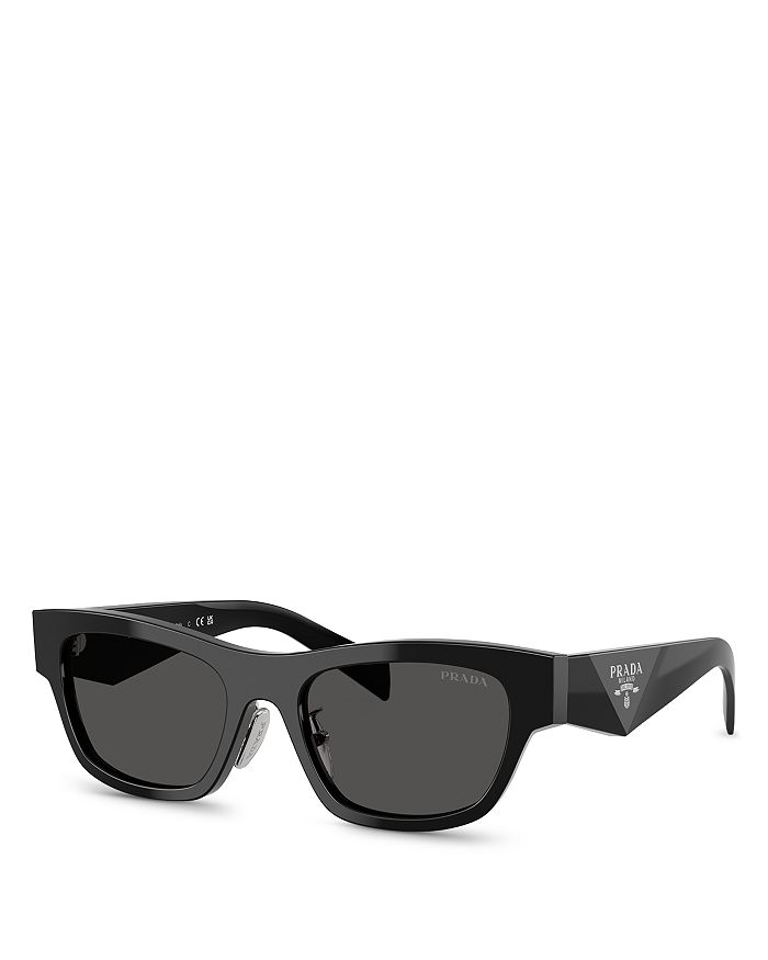 

Солнцезащитные очки Symbole Butterfly, 53 мм Prada, черный
