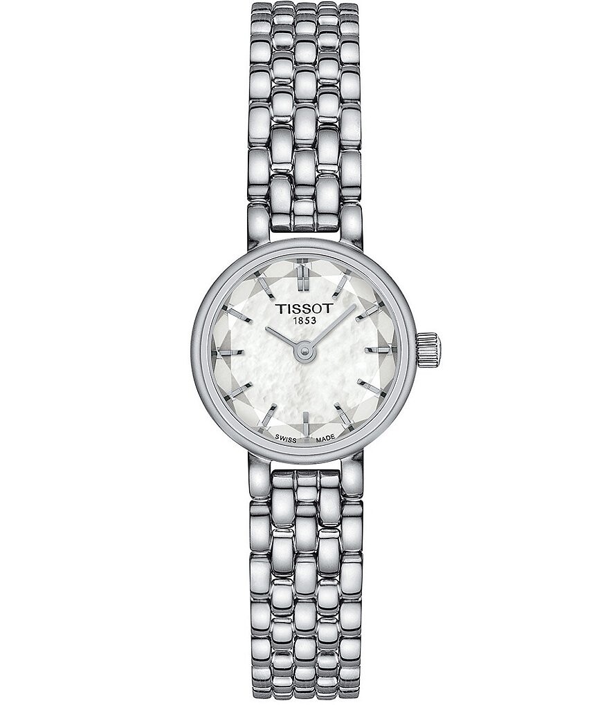 

Tissot - Женские милые кварцевые аналоговые часы-браслет из нержавеющей стали, серебро