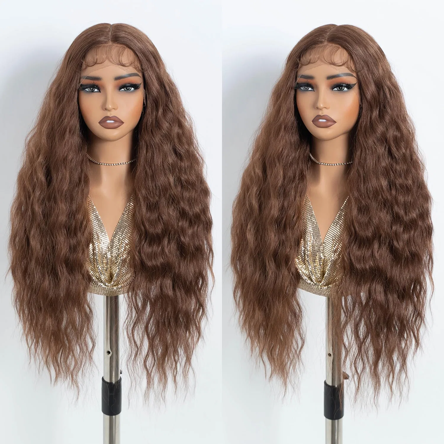 Длинный волнистый парик «Lace Front» от NOBLE Noble, Ginger Orange