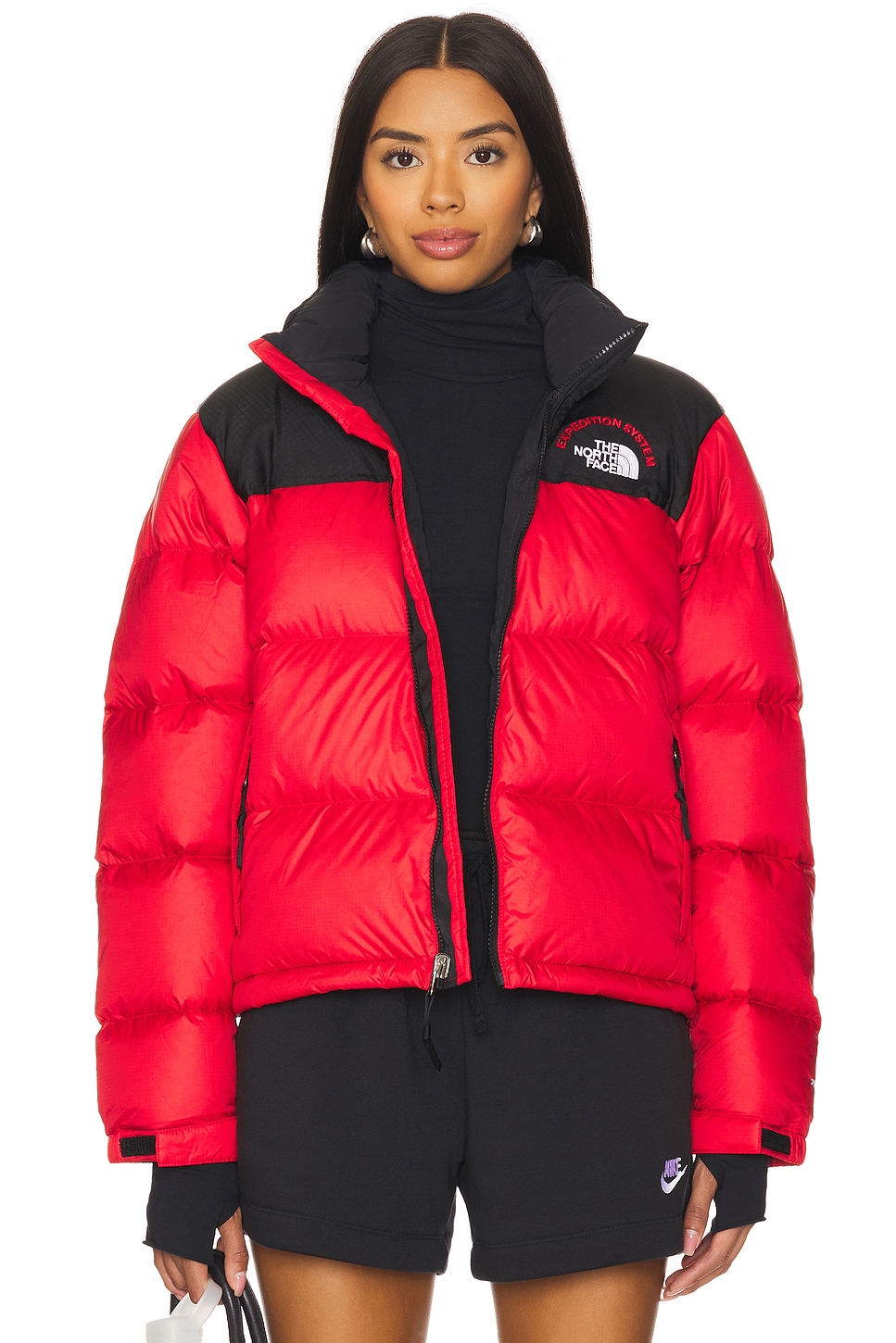

1996 ретро куртка nuptse The North Face, красный