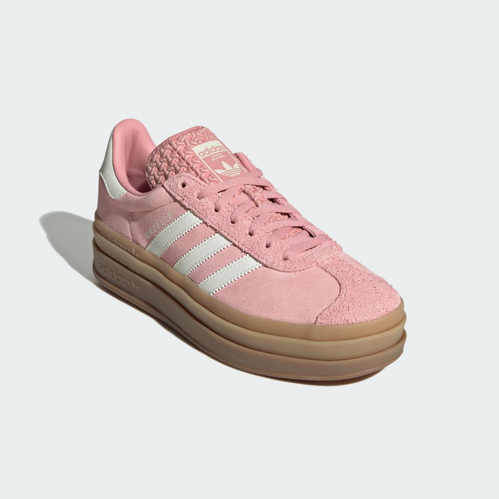 Кроссовки Adidas Gazelle Bold Shoes, цвет Wonder Mauve/Off White/Gum — фото 4