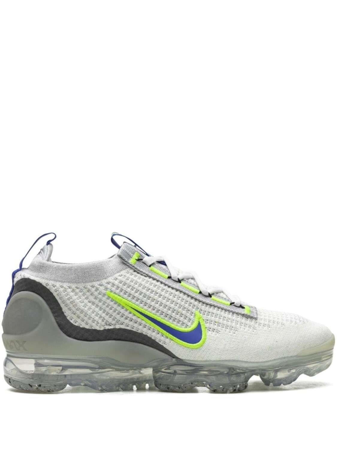 

Nike кроссовки Air Vapormax 2021 FK 'White Royal Volt', серый