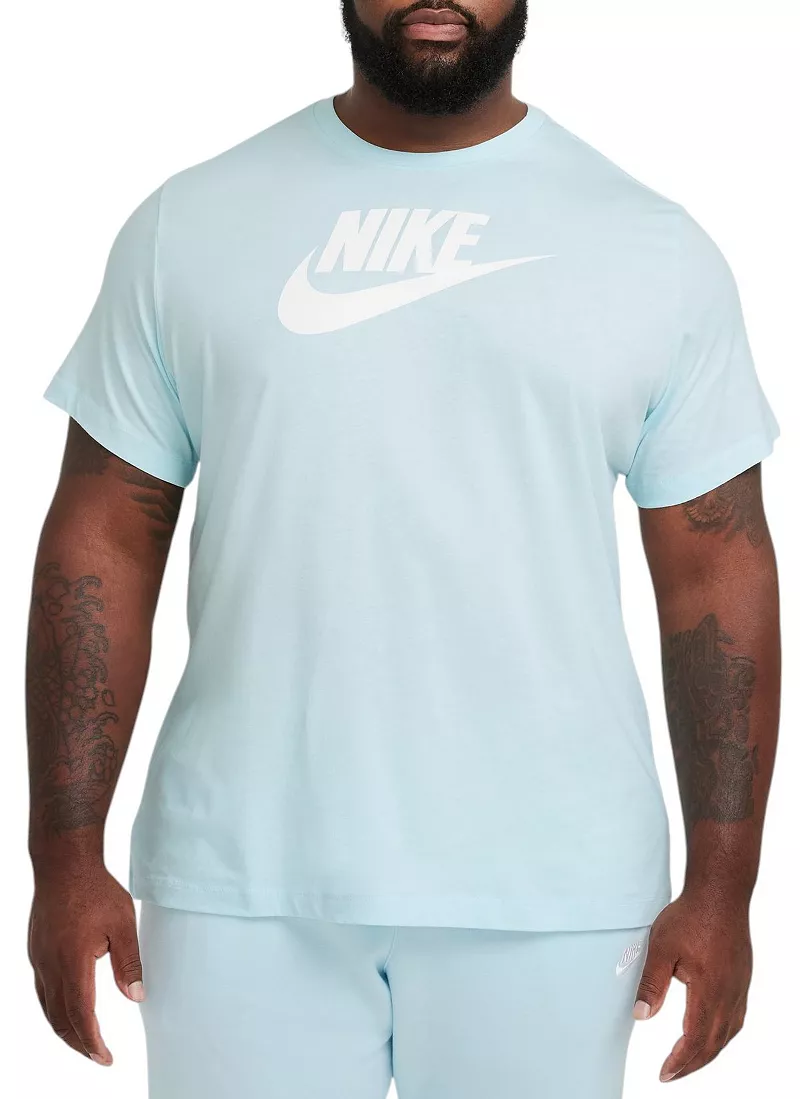 

Мужская футболка Nike Sportswear Icon Futura с рисунком, цвет Glacier Blue