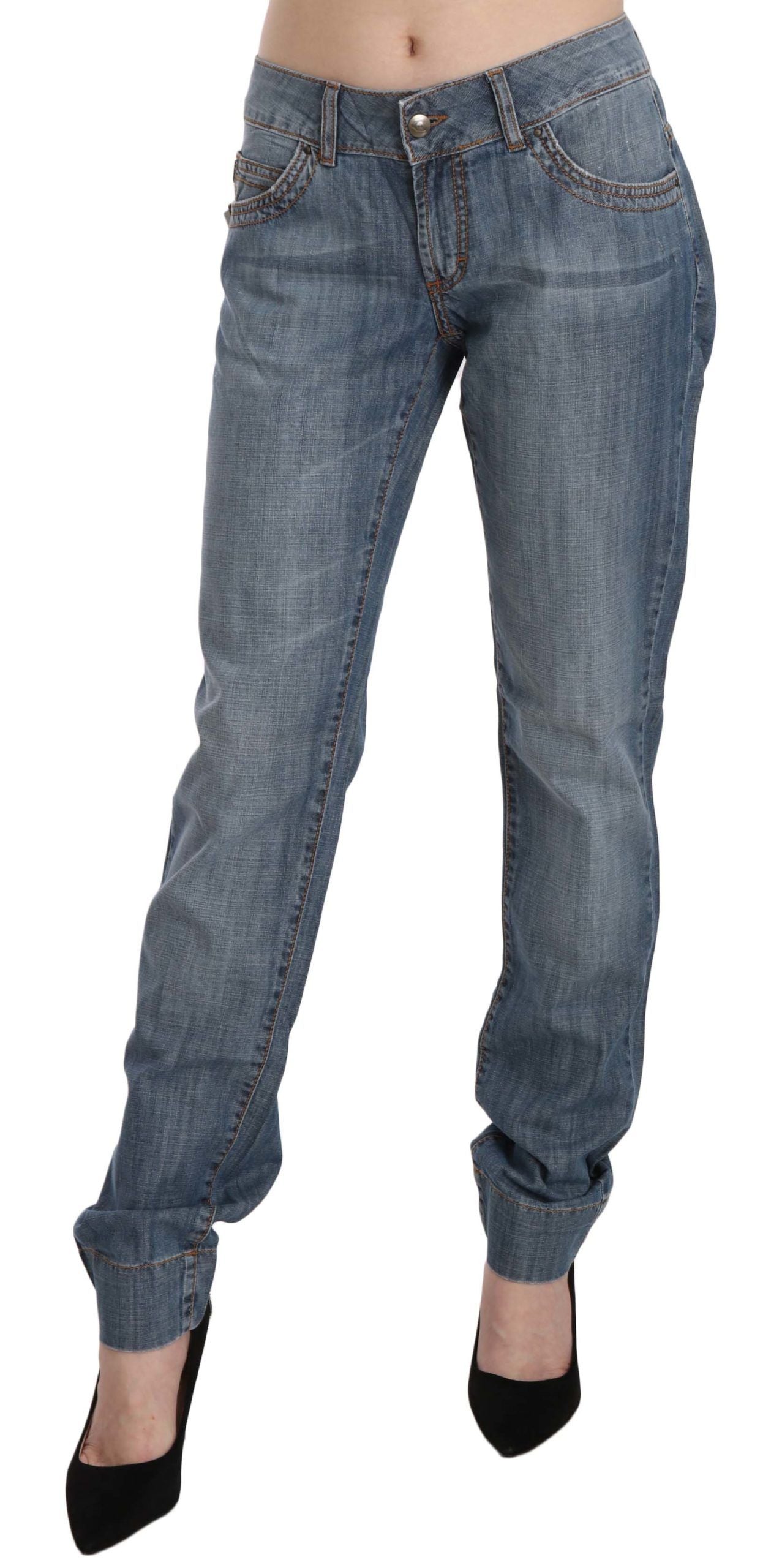 

Женские джинсы Just Cavalli Chic Washed Slim Fit, синий