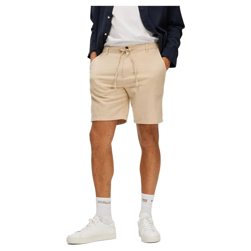 

Шорты Selected Brody Regular Fit, бежевый