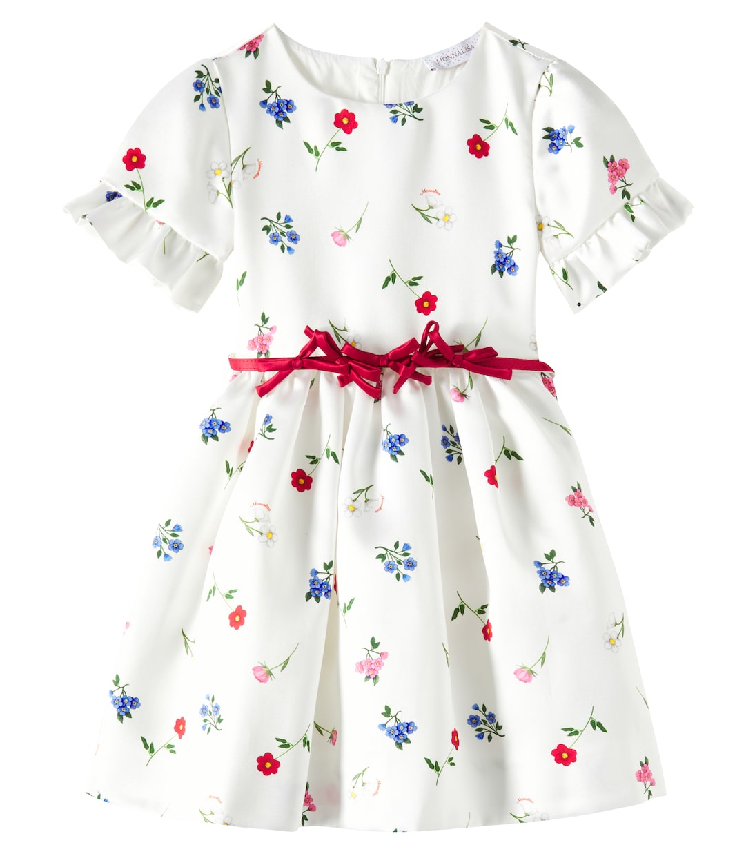 

Цветочное платье Monnalisa, Panna + Multicolor