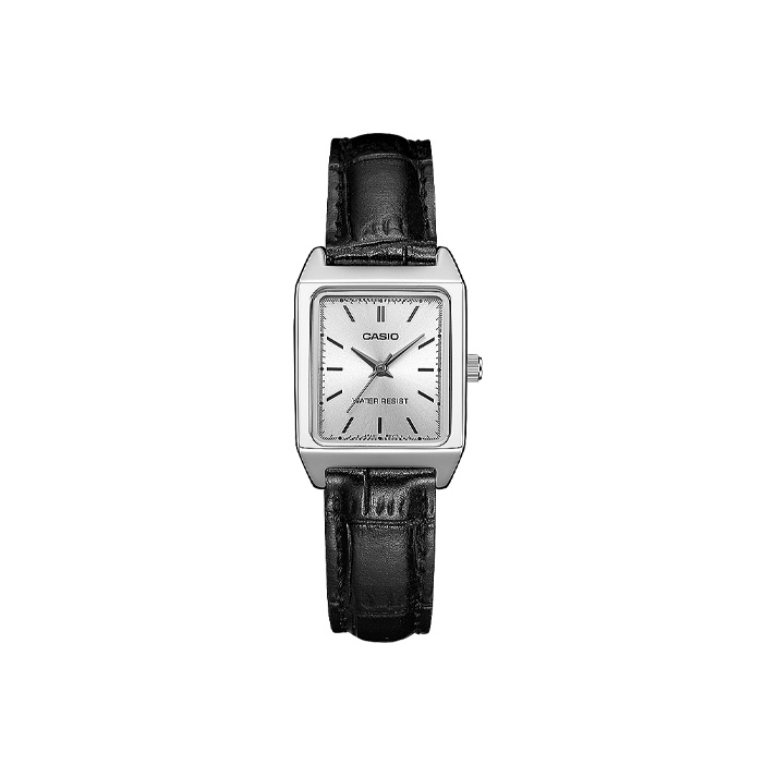 

CASIO Часы G Shock LTP V007L 7E1, Silver Dial Black Strap