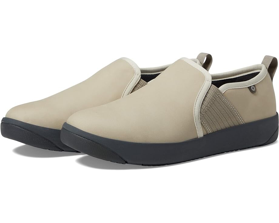 

Кроссовки Bogs Kicker Slip-On Elastic Leather, цвет Oatmeal