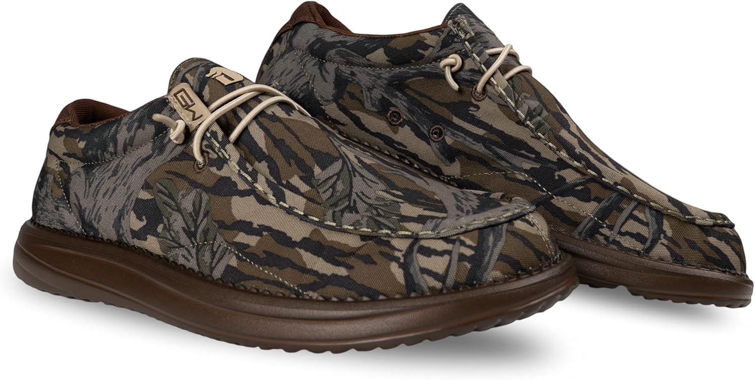 Мужские ботинки Gator Waders для кемпинга - дышащие лоферы без шнуровки - эластичные шнурки - сверхлегкая амортизация на весь день - удобная посадка, Mossy Oak Treestand — фото 2