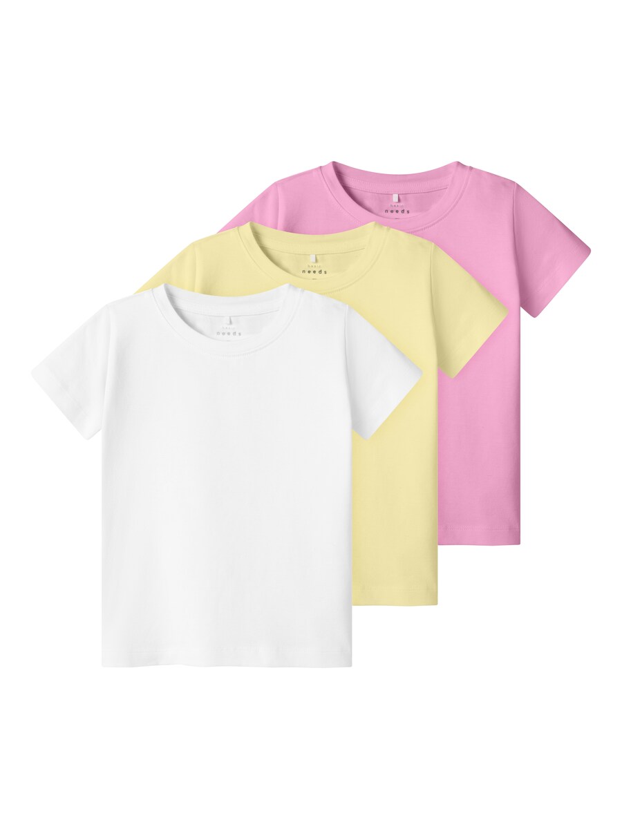 

Рубашка NAME IT NMFVIBBI, цвет Pastel yellow/Eosin/White