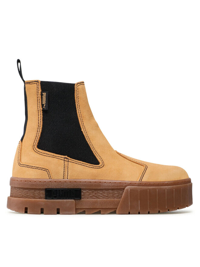 Ботинки на плоской подошве Mayze Chelsea Suede Wn's 382829 Puma, желтый