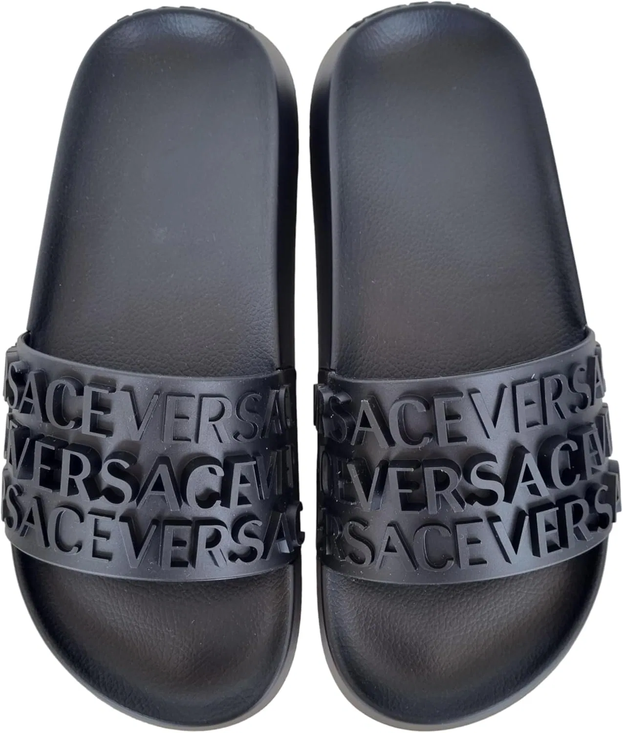 Резиновые тапочки унисекс Versace 1008730, черные