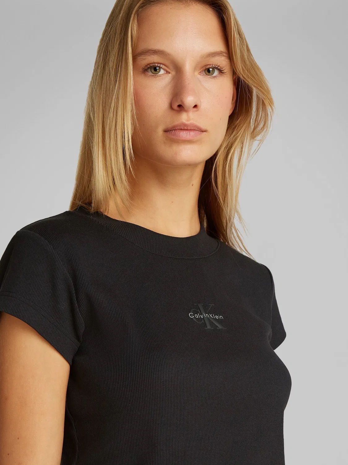 Футболка Calvin Klein Jeans, Monogram, черный — фото 4