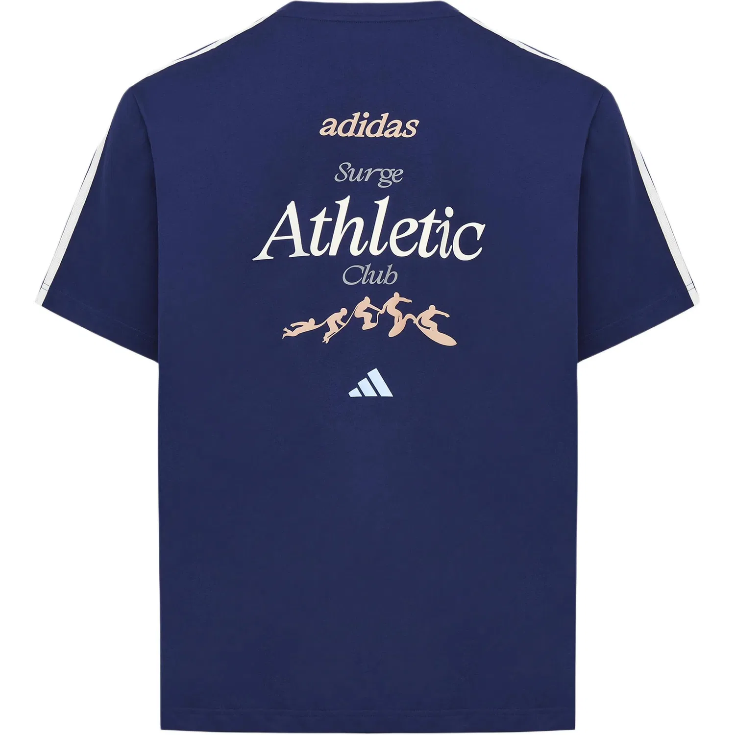 Футболка с круглым вырезом Dark Blue Adidas — фото 3