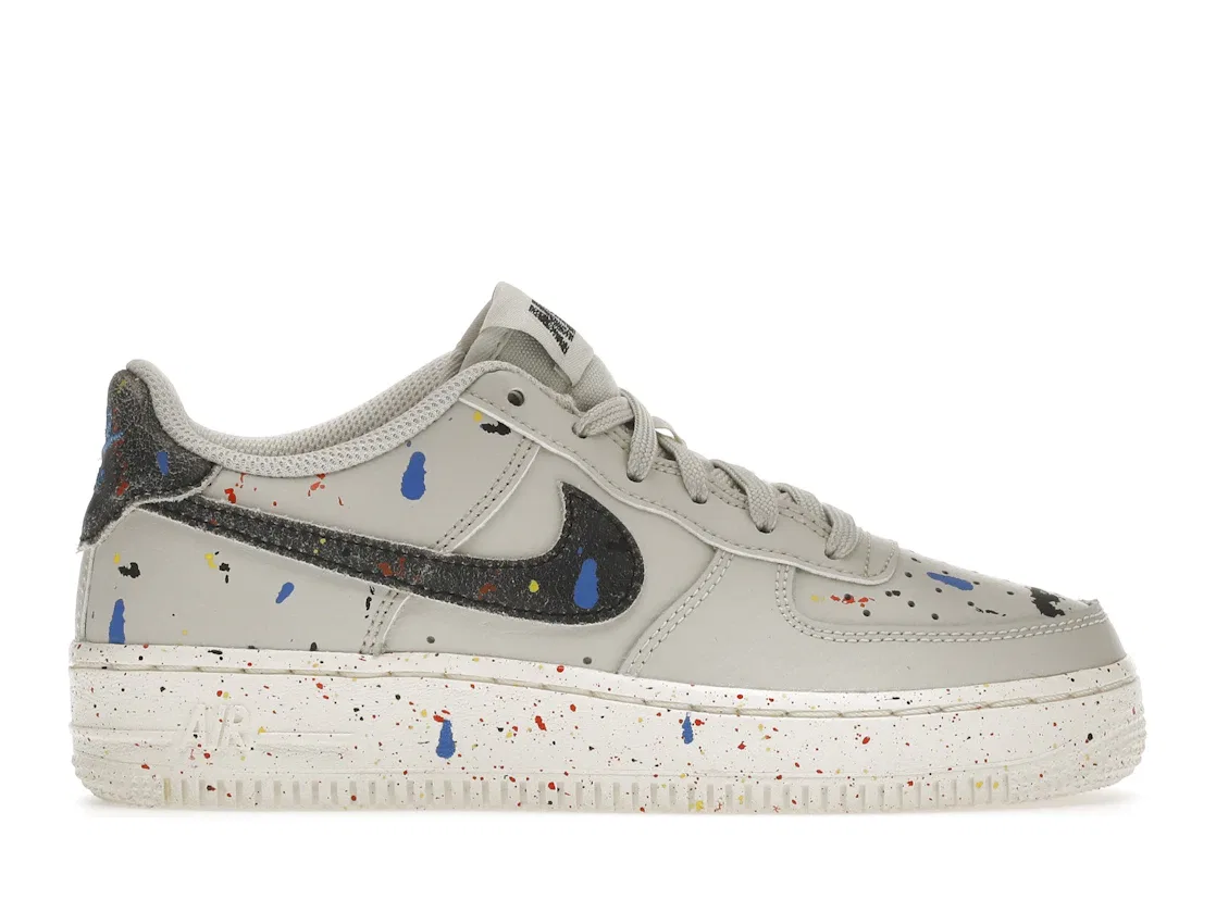 Детские кроссовки для мальчиков с принтом Nike Air Force 1 LV8 Nike, Light Bone/Sail/Black
