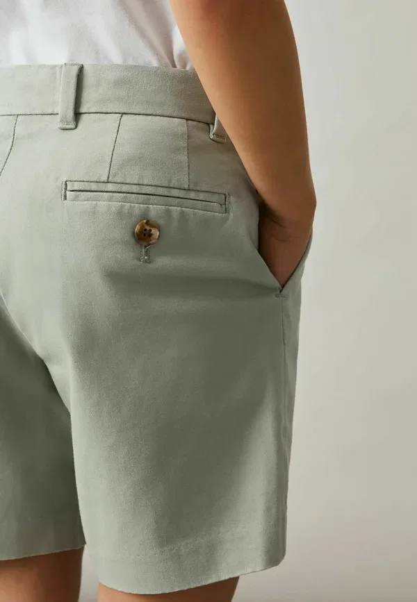 Шорты хлопковые Reiss pistachio, фисташковый — фото 3