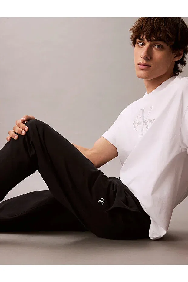 Мужские спортивные штаны с эластичной манжетой D1 collection Calvin Klein, Black — фото 2