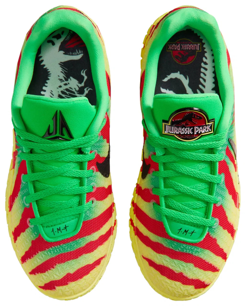 Кроссовки для мальчиков Ja 3 JP Nike, цвет Green Spark/Black/University Red — фото 4