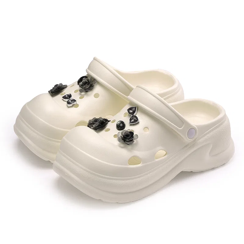 Женские домашние тапочки EVA Мужское/Женское/Детское MINISO, Bone White — фото 4
