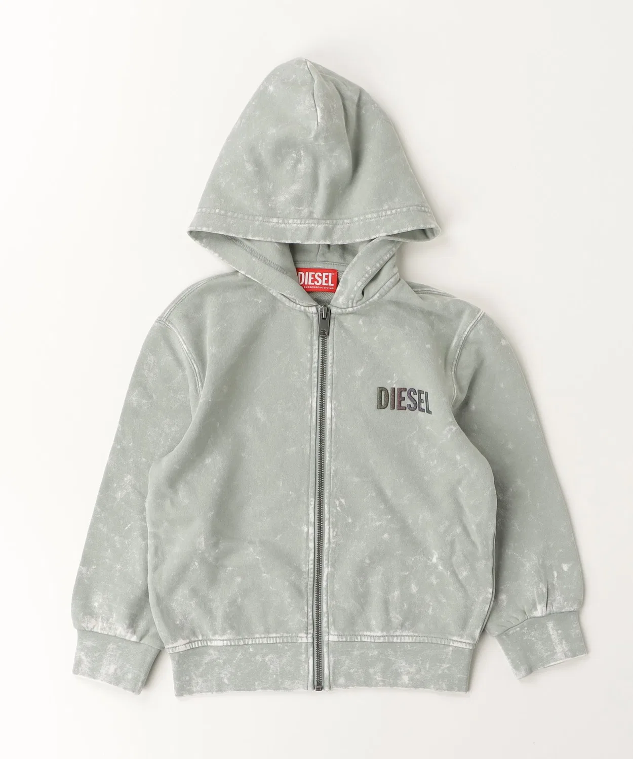 Детский худи с длинным рукавомSMALY DIESEL, Серый
